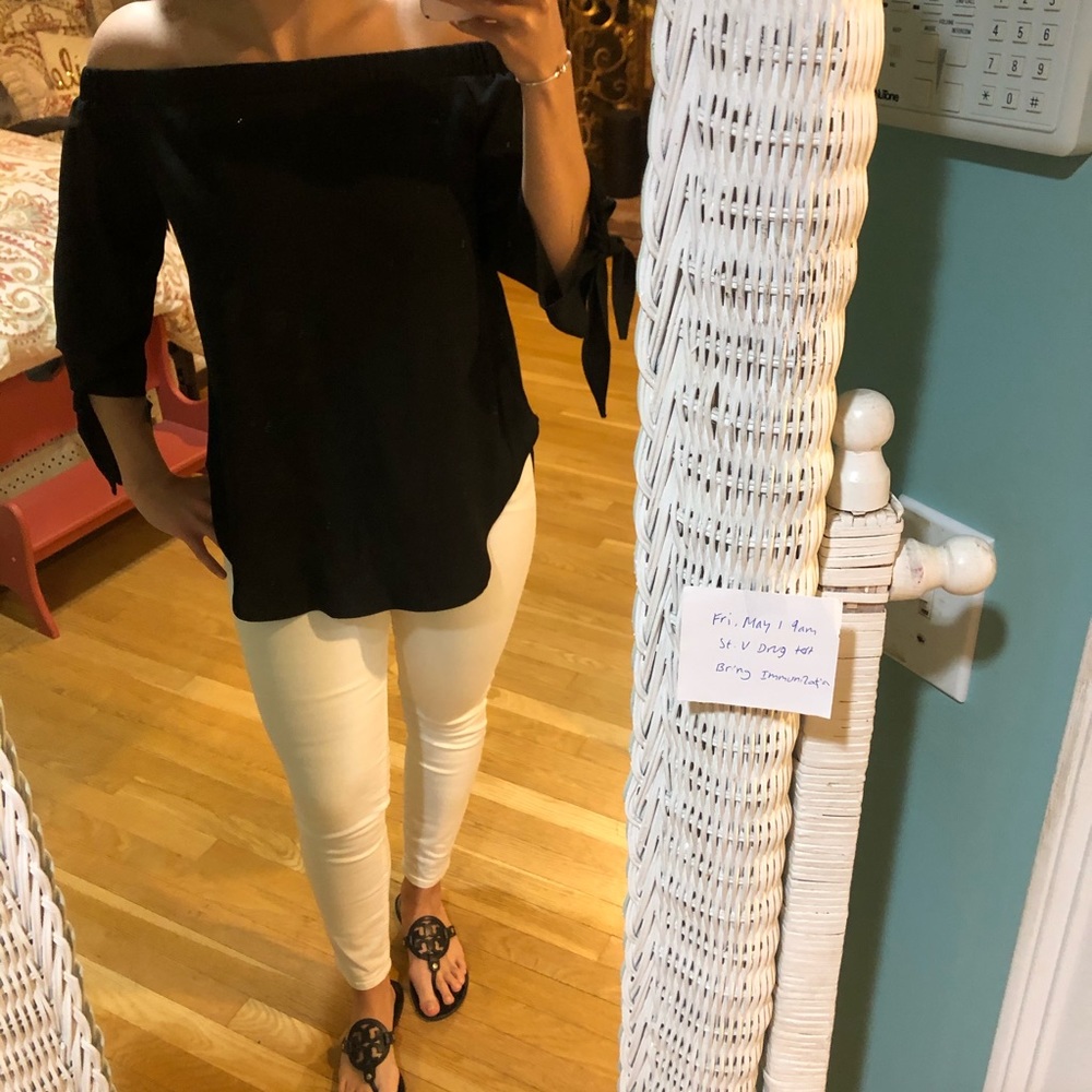 Off the shoulder shirt